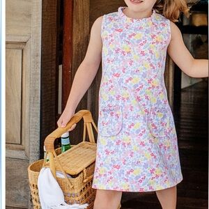 Beaufort Bonnet TBBC Lizzie's Leisure Dress in Coral Gables Garden Girls 3T